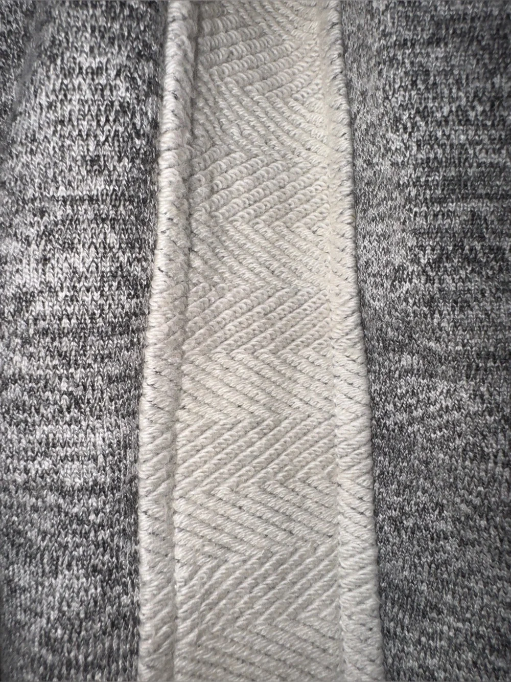 Athleta Rare Sample Hooded Open Front Cardigan Wrap Jacket Gray/White Size S